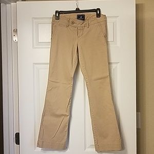 American Eagle Khakis size 0 short